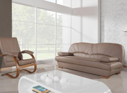 Sofa 3-seater design sofas upholstery couches leather modern relax three-seater